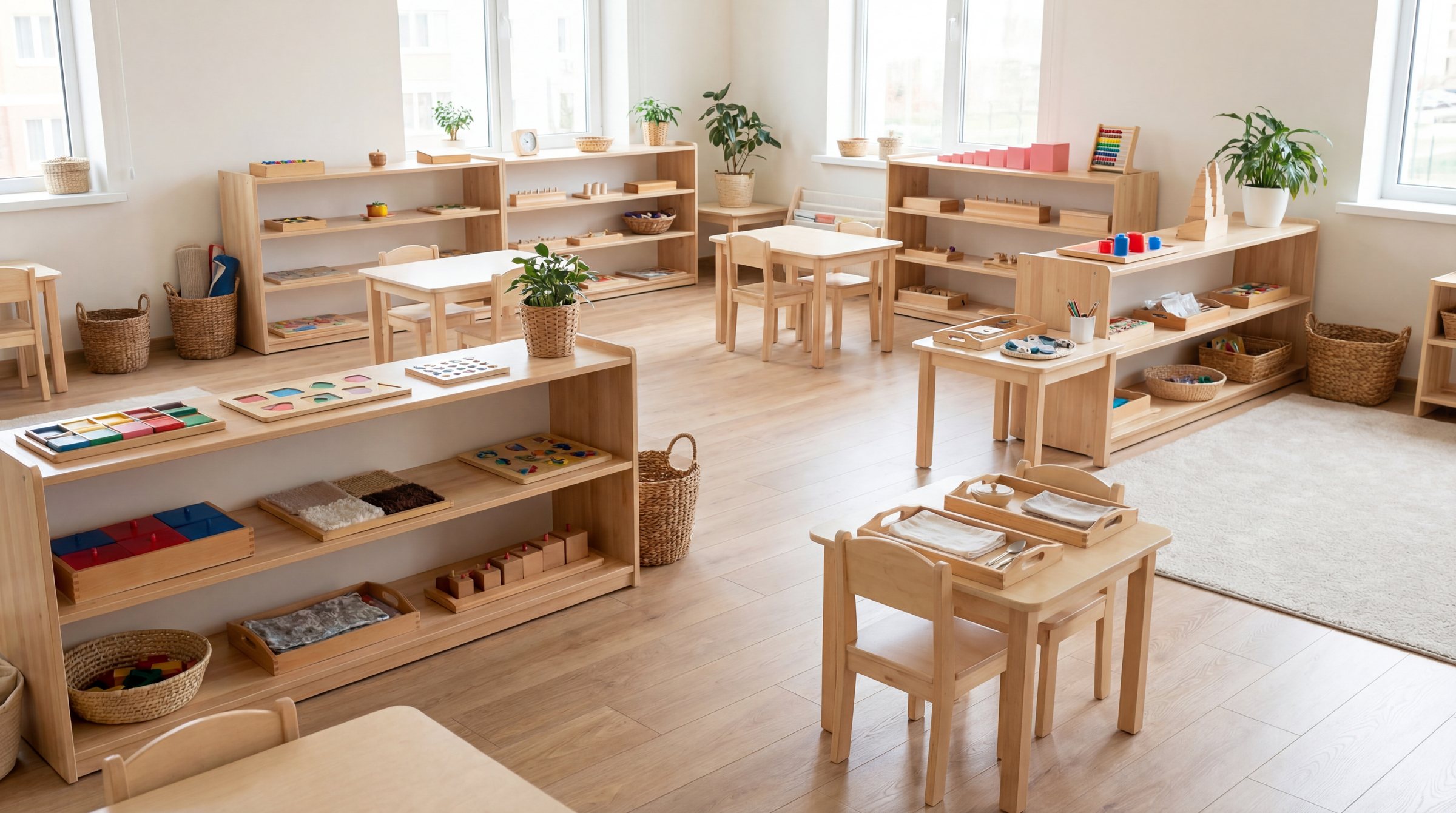 Prepared Montessori classroom